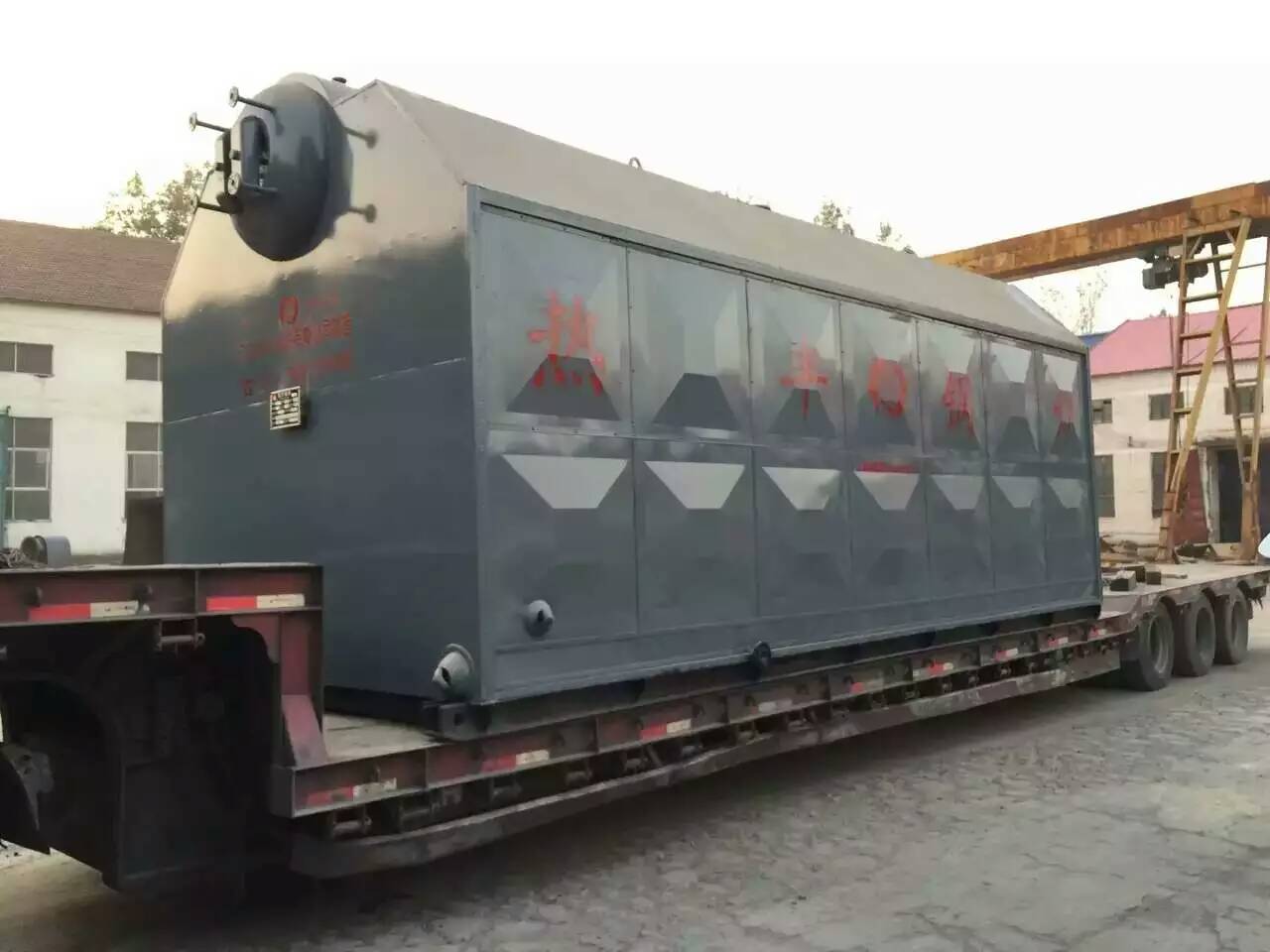 河南热丰锅炉10吨生物质热水案例
